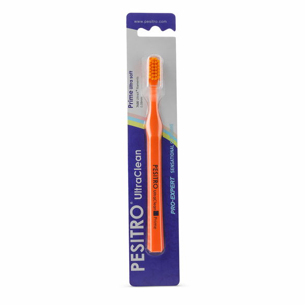 7680 Prime Ultra Soft | Szczoteczka dla dzieci 5&ndash;12 lat &ndash; pomarańczowa